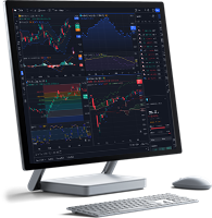 NinjaTrader platform showing indicators and tools